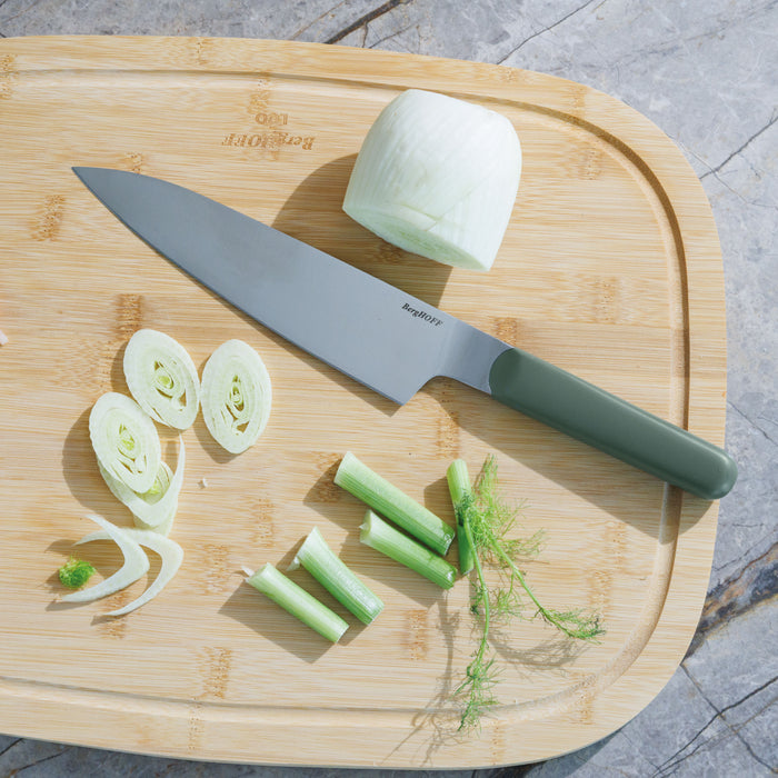 Image 2 of Elements Stainless Steel 8" Chef's Knife, Green