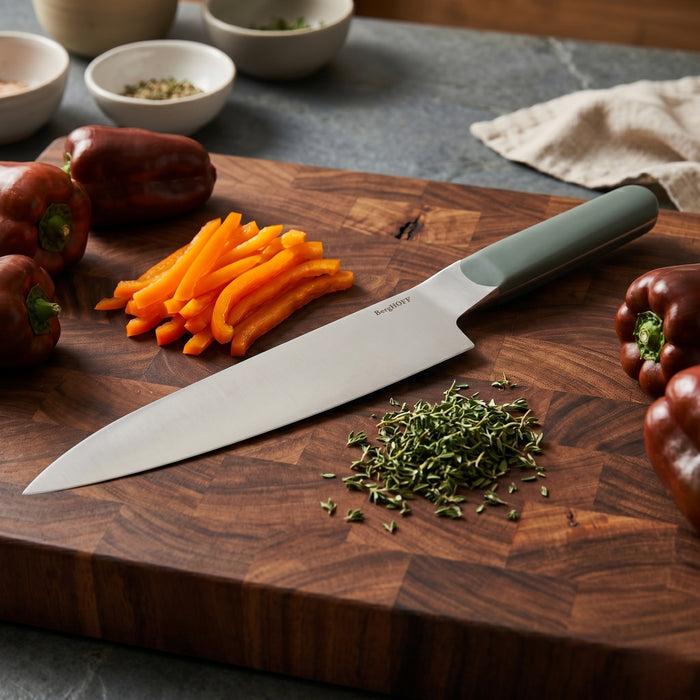 Image 4 of Elements Stainless Steel 8" Chef's Knife, Green