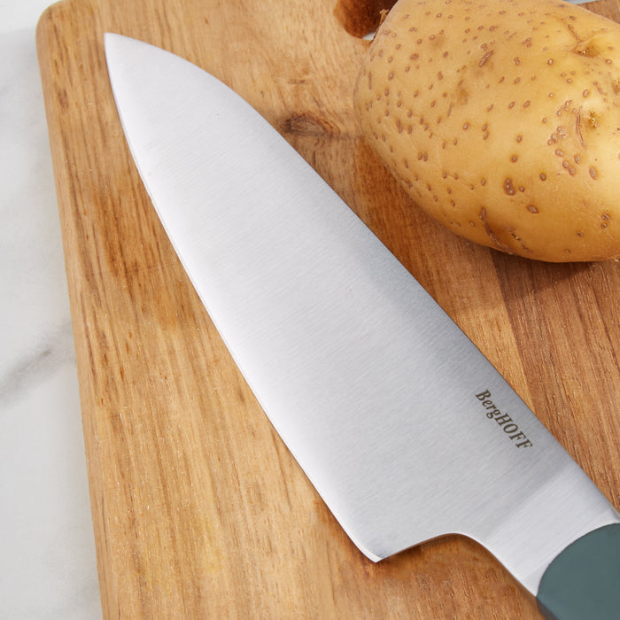 Image 5 of Elements Stainless Steel 8" Chef's Knife, Green