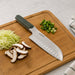 BergHOFF Elements Stainless Steel 6.5" Santoku Knife, Green - Kitchen Knives
