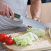 BergHOFF Elements Stainless Steel 6.5" Santoku Knife, Green - Kitchen Knives