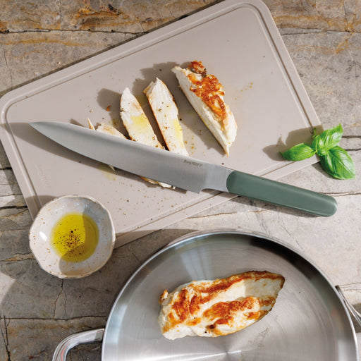 BergHOFF Elements Stainless Steel 7.5" Carving Knife, Green - Kitchen Knives