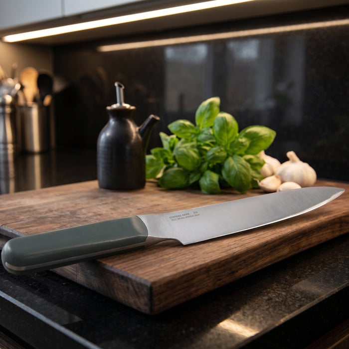 BergHOFF Elements Stainless Steel 7.5" Carving Knife, Green