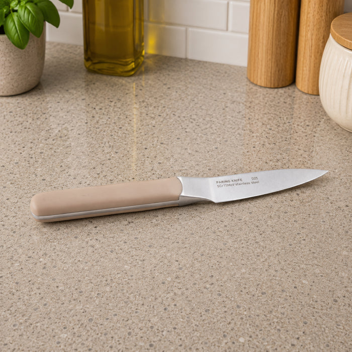BergHOFF Elements Stainless Steel 3.5" Paring Knife, Sand
