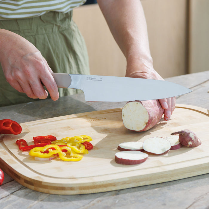 BergHOFF Elements Stainless Steel 8" Chef's Knife, Sand