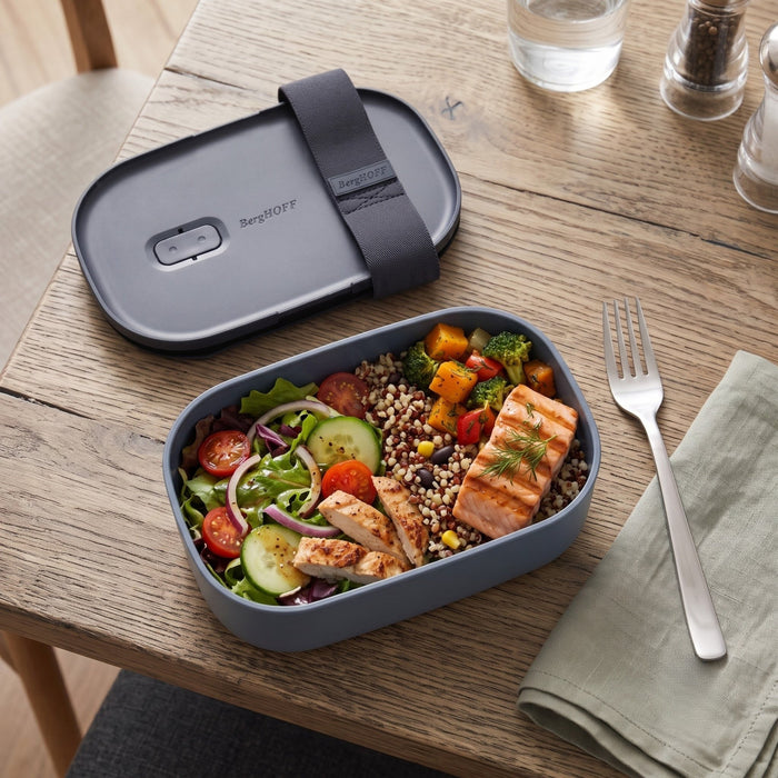 BergHOFF Nomad Lunch Box with Strap, Navy - Lunch Boxes & Totes