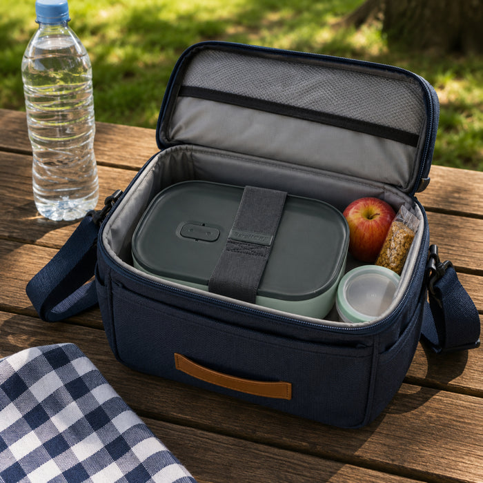 BergHOFF Nomad Lunch Box with Strap, Evergreen
