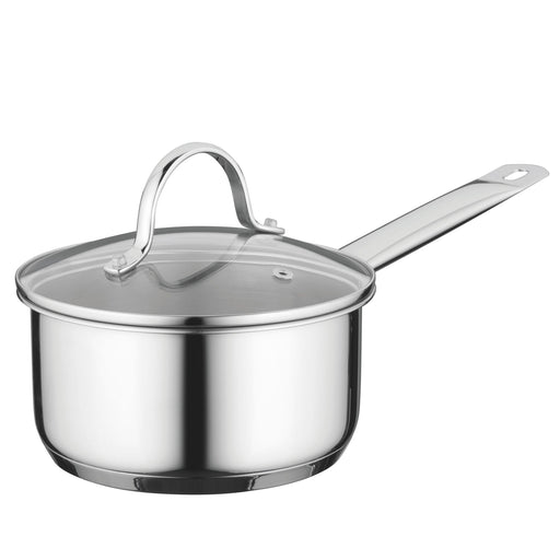 Image 1 of Comfort 6.25" 18/10 Stainless Steel Covered Saucepan, 1.7 Qt