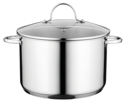 Image 1 of Comfort 10" 18/10 Stainless Steel Covered Stockpot, 7.2 Qt