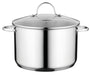 Image 1 of Comfort 10" 18/10 Stainless Steel Covered Stockpot, 7.2 Qt