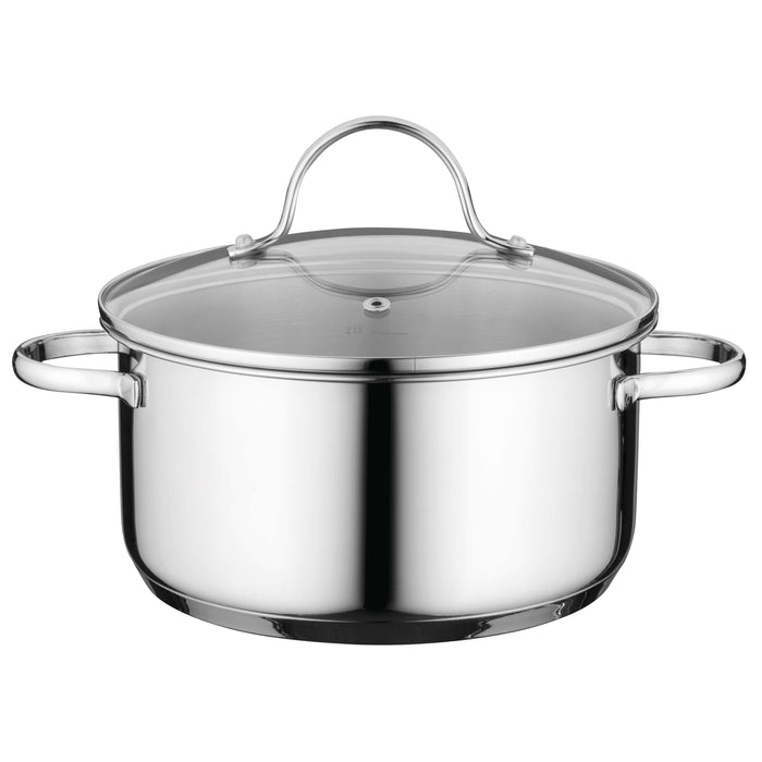 Berndes 10-Inch, 4.5-Quart Tradition Dutch Oven with Glass Lid  Classic  cookware, Cookware set stainless steel, Cookware sets on sale