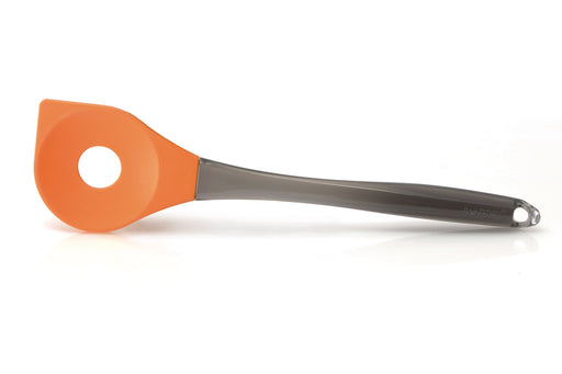 Image 1 of Geminis Silicone Salad Slotted Spoon, Orange