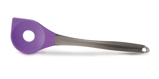 Image 1 of Geminis Silicone Salad Spoon, Purple