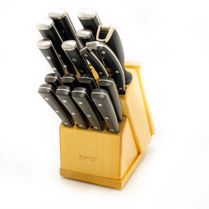 Image 5 of Smart Knife 20 Pieces Forged Cutlery Set/ Swivel base, Cut Brd & Herb Cutter/Block