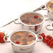 Image 2 of 2.5" 18/10 Stainless Steel Covered Mini Pots, Set of 2