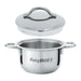 Image 8 of 2.5" 18/10 Stainless Steel Covered Mini Pots, Set of 2