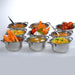 Image 9 of 2.5" 18/10 Stainless Steel Covered Mini Pots, Set of 2