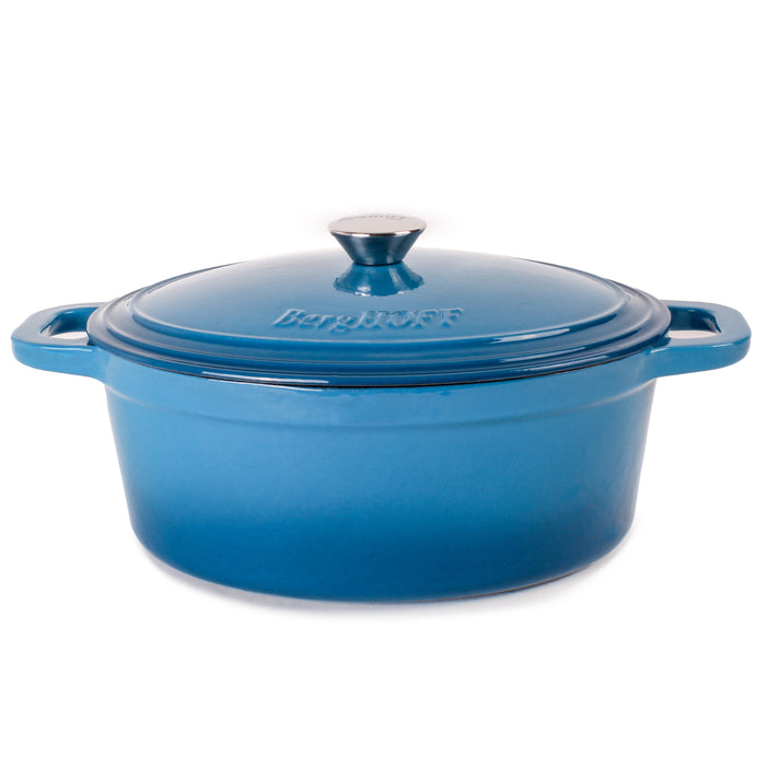 Image 1 of Neo 8Qt Cast Iron Covered Dutch Oven Blue