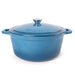 Image 1 of Neo 7Qt Cast Iron Round Covered Dutch Oven, Blue