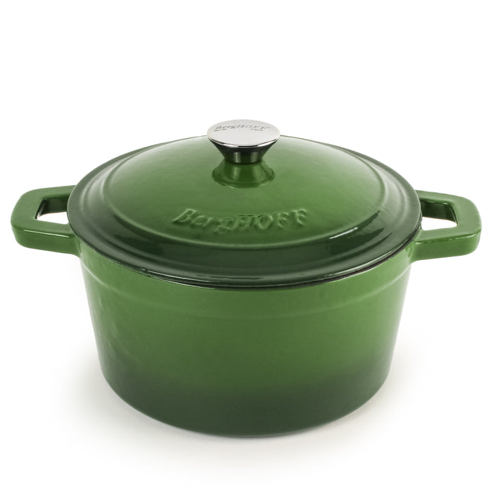 Image 1 of Neo 7Qt Cast Iron Round Covered Dutch Oven, Green