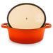 Image 2 of BergHOFF Neo 5qt Cast Iron Oval Covered Dutch Oven, Orange