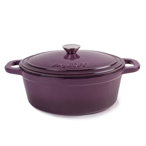 Image 1 of Neo 8Qt Cast Iron Oval Covered Dutch Oven, Purple