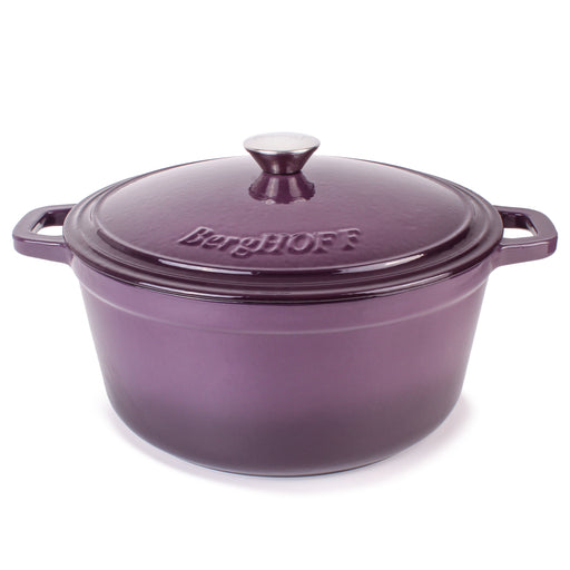 Image 1 of Neo 7Qt Cast Iron Round Covered Dutch Oven, Purple