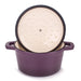Image 4 of BergHOFF Neo 7qt Cast Iron Round Covered Dutch Oven, Purple