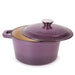 Image 2 of BergHOFF Neo 3qt Cast Iron Round Covered Dutch Oven, Purple