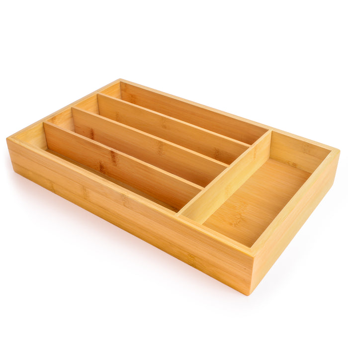 Camco 43508 Silverware Drawer Organizer - Kitchen Storage Holder For Flatware And Cutlery
