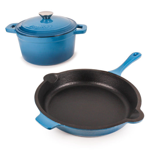 Image 1 of Neo Cast Iron 3Pc Cookware Set, Blue