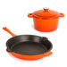 Image 1 of Neo Cast Iron 3Pc Cookware Set, Orange
