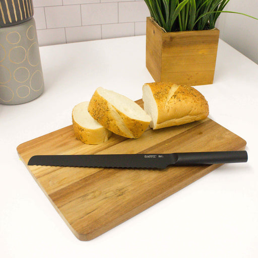 Image 2 of RON 2Pc Bread & Utility Knife Set, Black