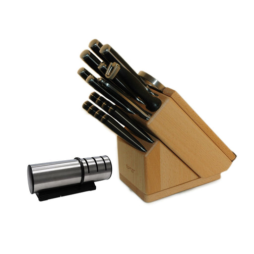 Image 1 of Forged 21Pc Stainless Steel Smart Knife Block with Sharpener