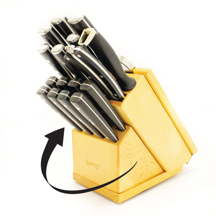 Image 2 of Forged 21Pc Stainless Steel Smart Knife Block with Sharpener