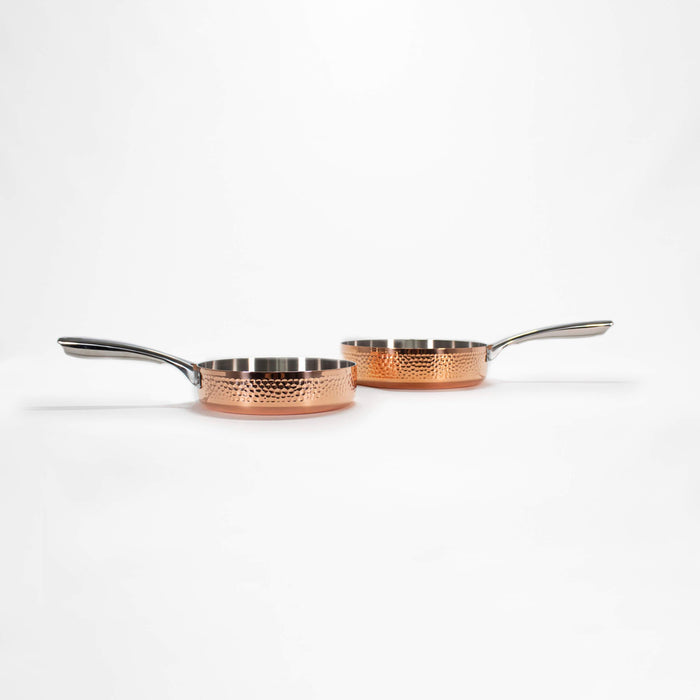 Image 4 of Vintage Collection 13Pc Copper Cookware Set, Hammered