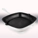 Image 3 of BergHOFF Neo 11" Cast Iron Square Grill Pan, White