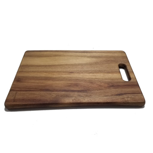 Image 1 of Acacia Wooden Cutting Board, 13.8"x10"x0.63"