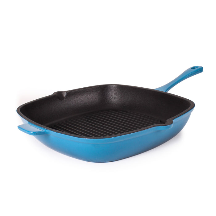 Image 7 of Neo 10Pc Cast Iron Cookware Set, Blue