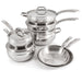 BergHOFF Essentials 12Pc 18/10 Stainless Steel Cookware Set with Stainless Steel Lid, Belly Shape Image5