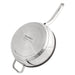 BergHOFF Essentials Belly Shape 18/10 Stainless Steel 9.5" Deep Skillet with Stainless Steel Lid 3.2Qt. Image4