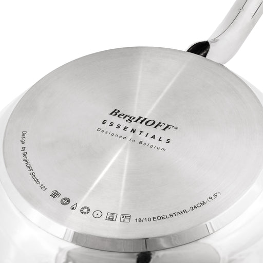 BergHOFF Essentials Belly Shape 18/10 Stainless Steel 9.5" Frying Pan Image2