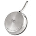 BergHOFF Essentials Belly Shape 18/10 Stainless Steel 10.5" Skillet with Stainless Steel Lid 2.5Qt. Image3
