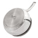 BergHOFF Essentials Belly Shape 18/10 Stainless Steel Sauce Pan with Glass Lid 3.2Qt. Image3