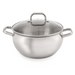 BergHOFF Essentials Belly Shape 18/10 Stainless Steel 9.5" Stockpot with Glass Lid 5.5Qt. Image8