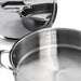 Image 3 of Professional Stainless Steel 10/18 Tri-Ply 5.2 Qt Saute Pan and SS Lid, 11"