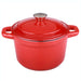 Image 5 of Neo 10Pc Cast Iron Cookware Set, Red