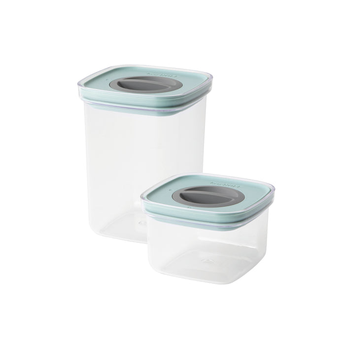 Image 9 of Leo 3Pc Smart Seal Food Container Set, Green