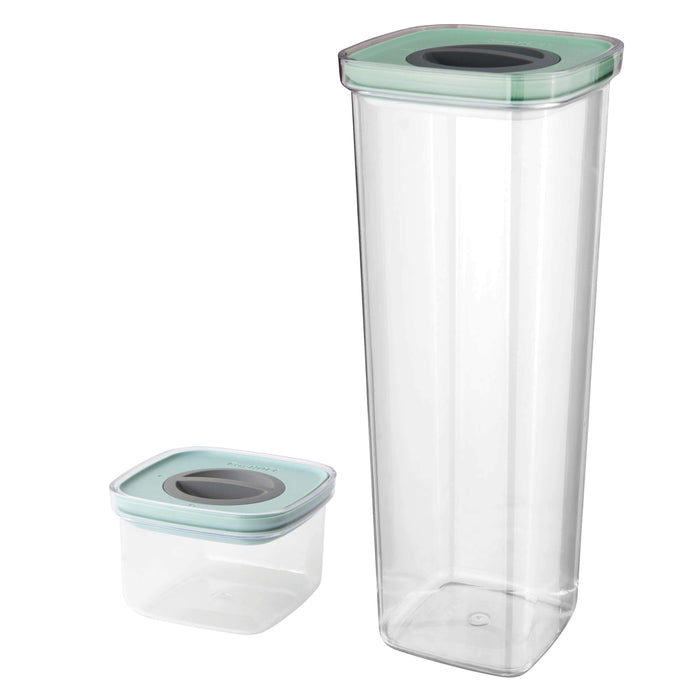 Image 1 of Leo 2pc Smart Seal Food Container Set, Green