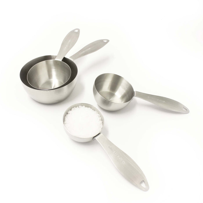 Image 3 of 4Pc Stainless Steel Measuring Cup Set